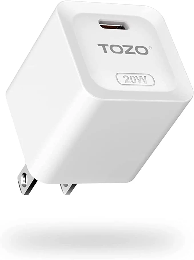 TOZO C1 USB C 20W PD Power Adapter Fast Wall Charger